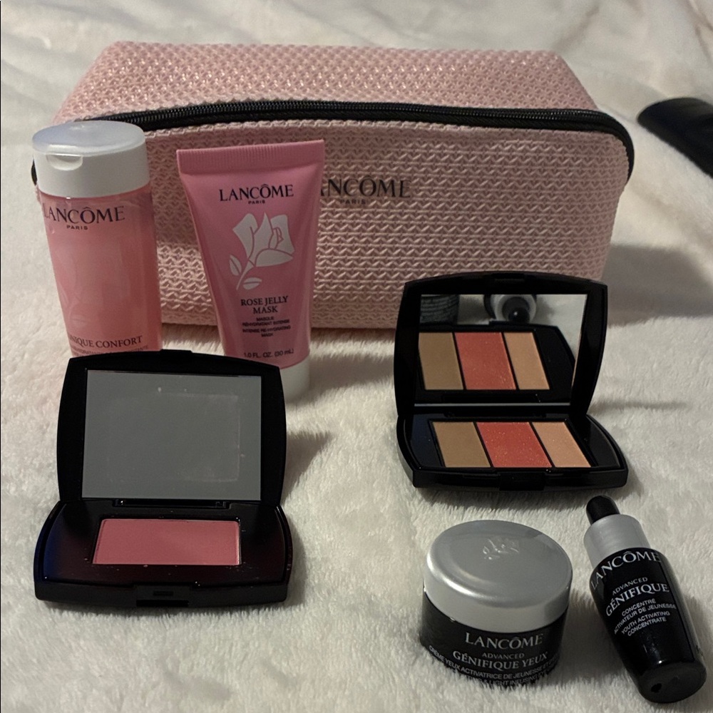 Makeup Set with Pink and Black Accents